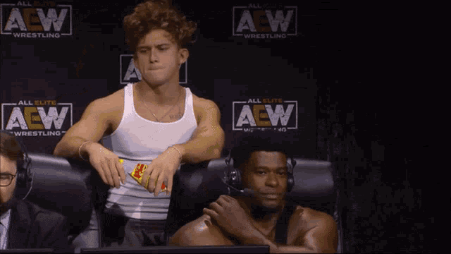 Hook Danhausen GIF - Hook Danhausen Aew - Discover & Share GIFs