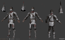 a 3d model of a knight from a video game called themoth