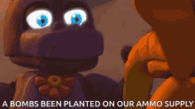 A Bombs Been Planted On Our Ammo Supply Fnaf GIF - A Bombs Been Planted On Our Ammo Supply Fnaf Five Nights At Freddys GIFs
