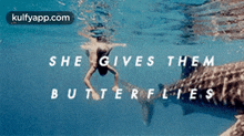She Gives Thembutterflies.Gif GIF - She Gives Thembutterflies Reblog Photoshoots GIFs