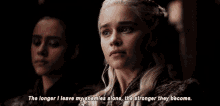 Game Of Thrones Daenerys Targaryen GIF - Game Of Thrones Daenerys Targaryen The Longer I Leave My Enemies Alone GIFs