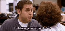 Jonah Hill Punch You In The Face GIF - Jonah Hill Punch You In The Face GIFs