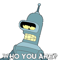 Who You Are Bender Sticker - Who You Are Bender John Dimaggio Stickers
