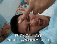 Fu Rebel Gas Only GIF - Fu Rebel Gas Only Middle Finger GIFs