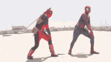 Got Game GIF - Deadpool Spiderman Dance GIFs