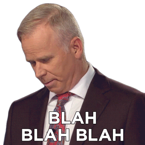 Blah Blah Blah Gerry Dee Sticker - Blah Blah Blah Gerry Dee Family Feud Canada Stickers