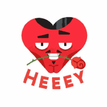 hey heart rose heeey red rose