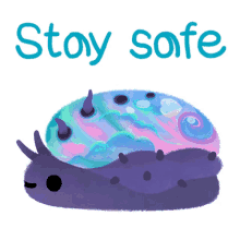 stay safe be careful stay home abalone pikaole