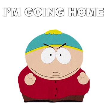 Im Going Home Eric Cartman Sticker