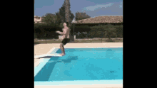 Jason Backflip GIF - Jason Backflip Pool GIFs