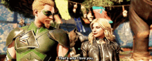 Injustice Green Arrow GIF - Injustice Green Arrow Thats Why I Love You GIFs