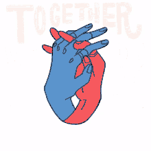 together we can do it together we can do it holding hands hand holding