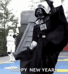 Star Wars Happy New Year GIF - Star Wars Happy New Year Dance GIFs