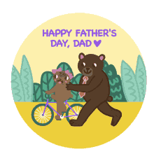 happy fathers day fathers day for dad love you dad ride a bike