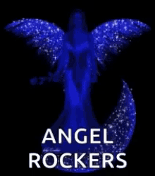 Angel Rockers Glittery GIF