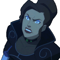 Angry Look Delilah Briarwood Sticker - Angry Look Delilah Briarwood The Legend Of Vox Machina Stickers