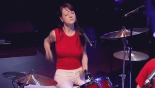 Meg White Drummer GIF - Meg White Drummer - Discover & Share GIFs