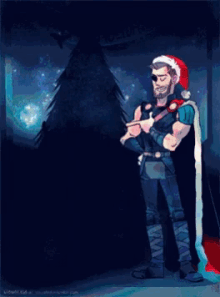 Happy Holidays Thor GIF - Happy Holidays Thor Loki GIFs