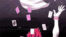 Hisoka Hunter X Hunter GIF - Hisoka Hunter X Hunter Cards GIFs