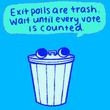 The Exit Polls Are Trash Trash GIF - The Exit Polls Are Trash Trash Exit Polls GIFs