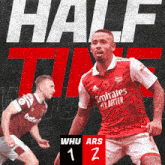 West Ham United F.C. (1) Vs. Arsenal F.C. (2) Half-time Break GIF - Soccer Epl English Premier League GIFs