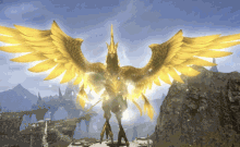 a statue of an eagle with a crown on its head