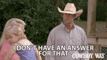 I Dont Have An Answer For That Bubba Thompson GIF - I Dont Have An Answer For That Bubba Thompson The Cowboy Way GIFs