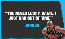 a basketball player with a quote from jordan
