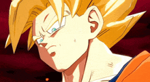 Super Saiyan Goku Fighterz GIF - Super Saiyan Goku Fighterz Dramatic Finish GIFs