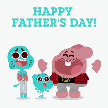 Happy Fathers Day The Amazing World Of Gumball GIF - Happy Fathers Day The Amazing World Of Gumball Fathers Day GIFs