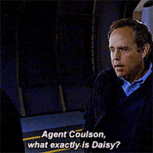 Agent Coulson Who Exactly Is Daisy GIF - Agent Coulson Who Exactly Is Daisy Daisy Johnson GIFs