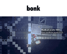 a screenshot of a video game that says bonk on the top