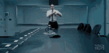 Brush It Off GIF - The Accountant Ben Affleck Blowing GIFs