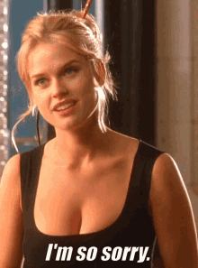 Alice Eve Sorry GIF - Alice Eve Sorry Cleavage GIFs