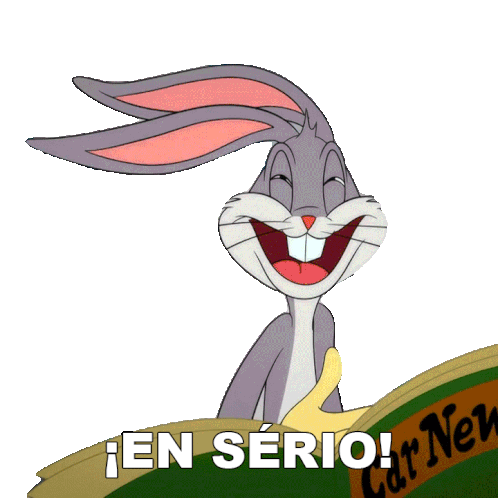 En Sério Bugs Bunny Sticker - En Sério Bugs Bunny Looney Tunes Stickers
