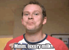 Peep Show Jez GIF - Peep Show Jez Luxury Milk GIFs
