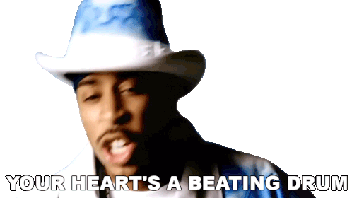 Your Heart'S A Beating Drum Ludacris Sticker - Your Heart'S A Beating Drum Ludacris Splash Waterfalls Song Stickers