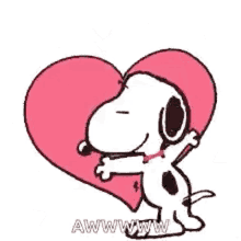 Snoopy Valentine Card GIF - Snoopy Valentine Card Happy Valentines Day GIFs