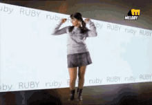 رقص روبي هز قصير GIF - Ruby Dance Skirt GIFs