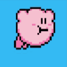 Kirby Kirby Flying GIF - Kirby Kirby Flying Kirbys Adventure GIFs