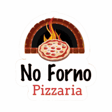 noforno pizza pizzaria delivery logo