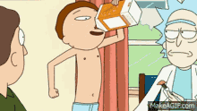Rick And Morty Thirsty GIF - Rick And Morty Thirsty Drink GIFs