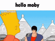 Hello Moby Simpsons GIF