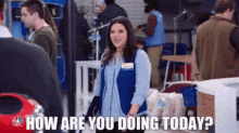 Superstore Amy Sosa GIF - Superstore Amy Sosa How Are You Doing Today GIFs