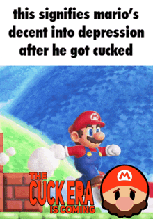 Depression Mario GIF - Depression Mario Wonder GIFs