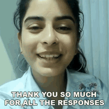 Thank You So Much For All The Responses Siddhi Mahajankatti GIF - Thank You So Much For All The Responses Siddhi Mahajankatti सभीप्रतिक्रियाओंकेलिएबह GIFs