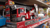 a ladder truck with the number 911 on it