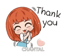 thank you i love you ily thanks chantal