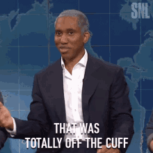 That Was Totally Off The Cuff Saturday Night Live GIF - That Was Totally Off The Cuff Saturday Night Live Unexpected GIFs