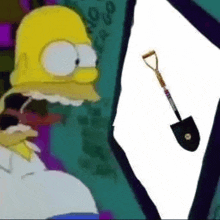 Homero Simpson Pala GIF - Homero Simpson Pala GIFs